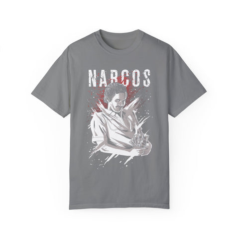 Narcos-Themed Unisex Garment-Dyed T-Shirt for Fans