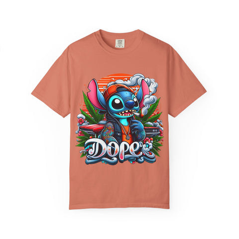 Dope Stitch Unisex Garment-Dyed T-Shirt | Vibrant Graphic Tee for Casual Style