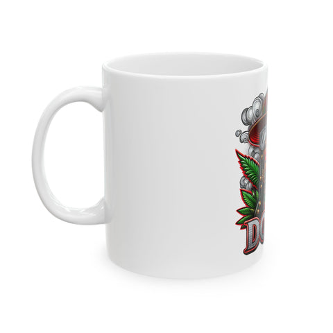 Dope Vibe Ceramic Mug - 11oz & 15oz, Stylish Cannabis Culture Design