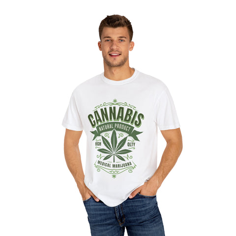 Unisex Cannabis T-Shirt - Natural Product Design