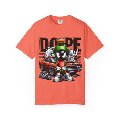 Cool Cartoon Car T-Shirt - Dope Marvin the Martian Design