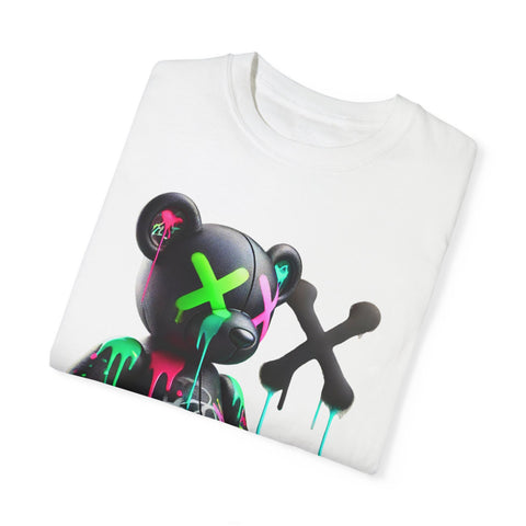 Graffiti Bear Unisex Garment-Dyed T-Shirt