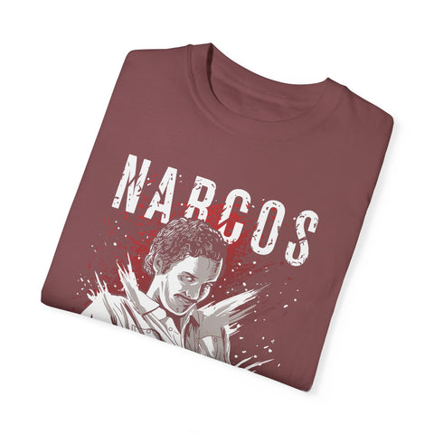 Narcos-Themed Unisex Garment-Dyed T-Shirt for Fans