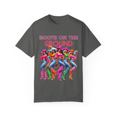 Boots on the Ground Unisex T-Shirt - Fun & Vibrant Graphic Tee for Fashion Lovers