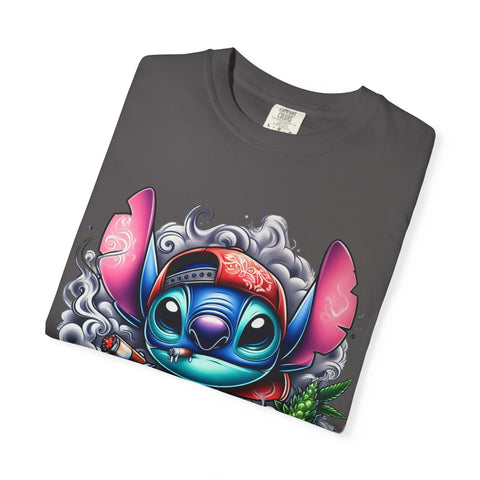 Colorful Stitch Graphic T-Shirt - Unisex Tie-Dye Style for Relaxed Vibes