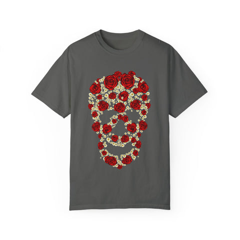 Floral Skull Unisex T-Shirt - Stylish Casual Wear for Creative Souls