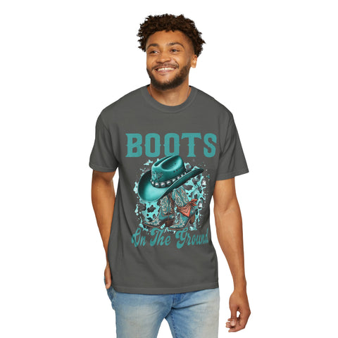 Cowboy Boots Graphic T-Shirt for Western Fashion Lovers