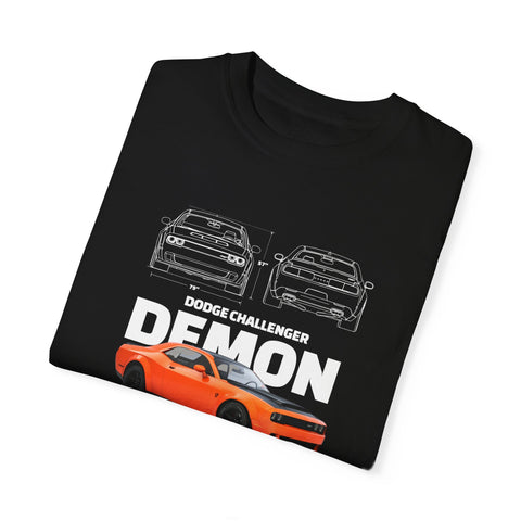 Dodge Challenger Demon T-Shirt - Unisex Vintage Car Tee
