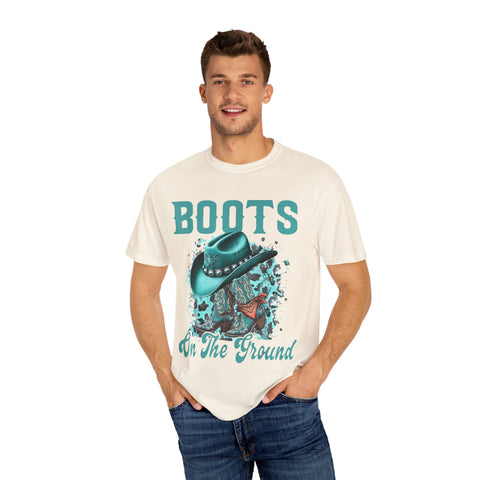 Cowboy Boots Graphic T-Shirt for Western Fashion Lovers