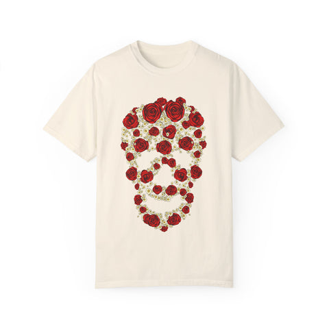 Floral Skull Unisex T-Shirt - Stylish Casual Wear for Creative Souls