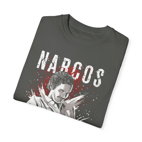 Narcos-Themed Unisex Garment-Dyed T-Shirt for Fans