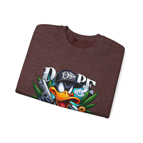 Cool Duck Graphic Crewneck Sweatshirt - Unisex Heavy Blend™ - DOPE Design