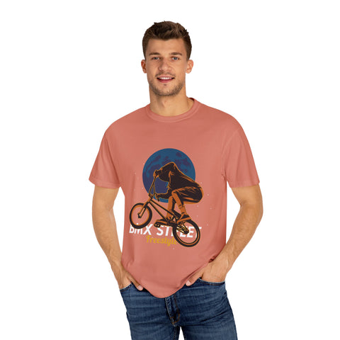 BMX Style Freestyle Unisex Garment-Dyed T-Shirt