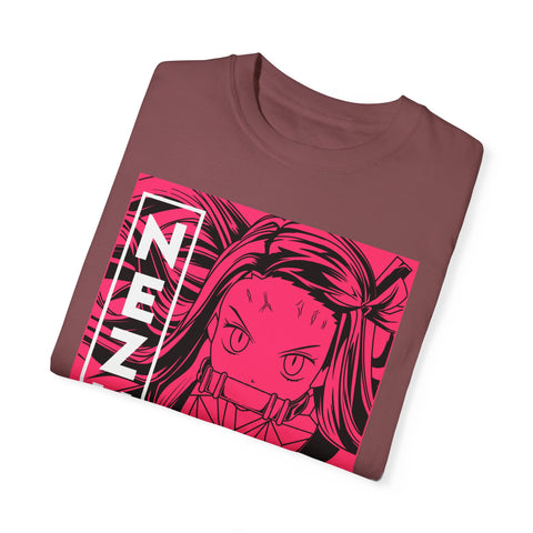 Nezuko Anime T-Shirt - Unisex Garment-Dyed Tee