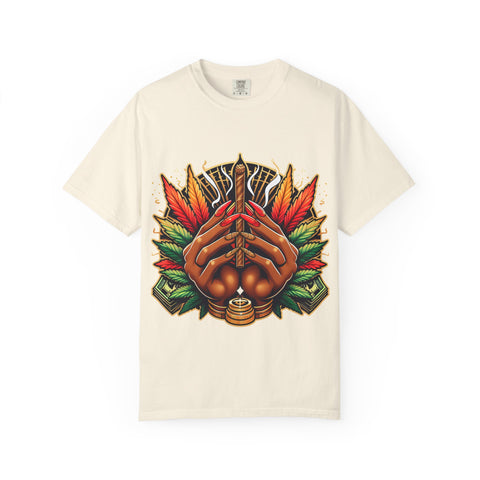 Bohemian Hand-Drawn T-Shirt for Nature Lovers