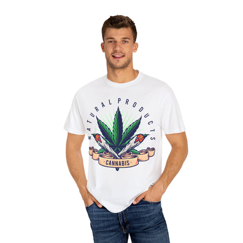 Cannabis Natural Products T-Shirt - Unisex Garment-Dyed Tee for Eco-Conscious Individuals