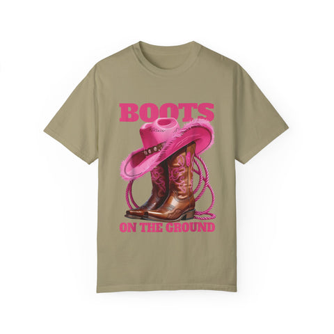 Bohemian Style Unisex T-Shirt - "Boots on the Ground"