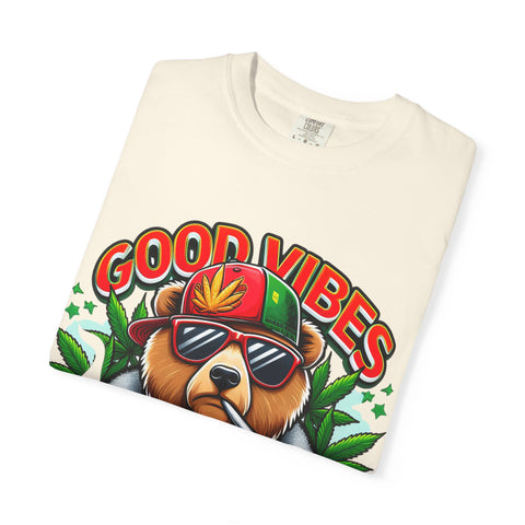 Good Vibes Unisex T-Shirt - Cool Bear Design