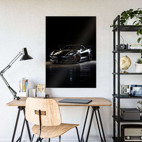 Glossy Car Poster | Stunning Sports Car Wall Art for Auto Enthusiasts