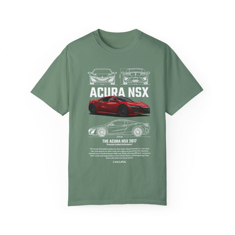 Acura NSX Unisex Garment-Dyed T-Shirt – Car Enthusiast Apparel for Auto Lovers