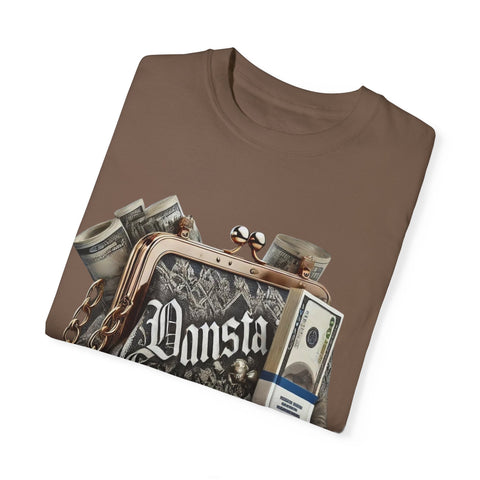 Gangsta Money Bag T-Shirt - Unisex Garment-Dyed Tee