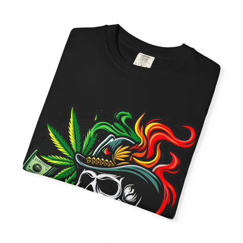 Skull & Smoke T-Shirt | Cool Unisex Graphic Tee for Music Lovers, Festival Wear, Street Style, Gift Idea, Vibrant Design