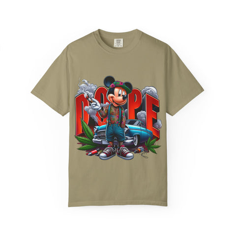 Dope Mickey Mouse Unisex Garment-Dyed T-shirt