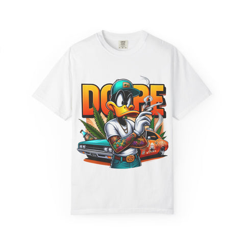 Dope Duck Graphic Unisex T-Shirt – Cool Casual Wear for Car Lovers & Street Style Enthusiasts