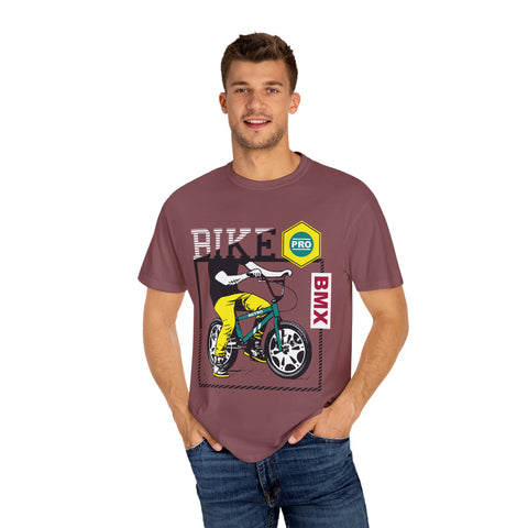 BMX Pro Unisex Garment-Dyed T-shirt - Perfect for Cycling Enthusiasts
