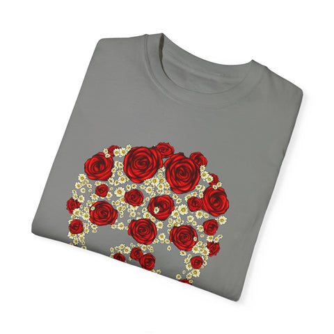 Floral Skull Unisex T-Shirt - Stylish Casual Wear for Creative Souls