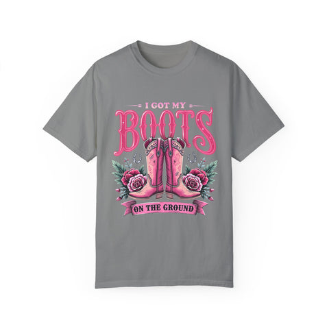 I Got My Boots on the Ground Unisex T-Shirt - Stylish Country Vibe, Perfect for Music Festivals and Casual Outings