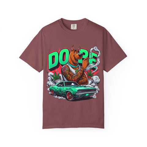Dope Scooby-Doo Unisex T-Shirt - Vintage Car Design