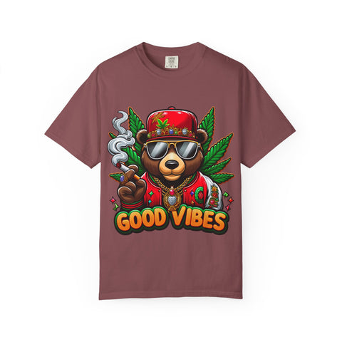 Good Vibes Unisex Garment-Dyed T-Shirt