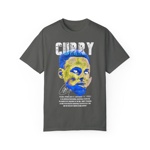 Unisex Garment-Dyed T-Shirt - Stylish Tribute to Curry | Perfect for Basketball Fans