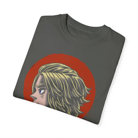 Unisex Garment-Dyed T-Shirt - Unique Anime-Inspired Design