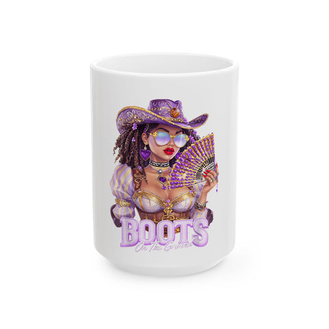 Vibrant Art Ceramic Mug - 11oz & 15oz, Perfect for Coffee Lovers and Gift Giving