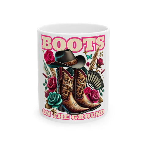 Boogie On The Road Ceramic Coffee Mug - 11oz & 15oz