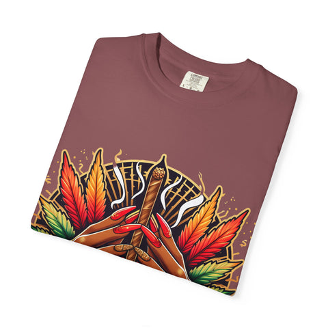 Bohemian Hand-Drawn T-Shirt for Nature Lovers