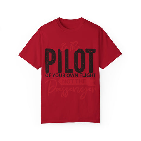 Inspirational Pilot T-Shirt for Dreamers | Unisex Garment-Dyed Tee