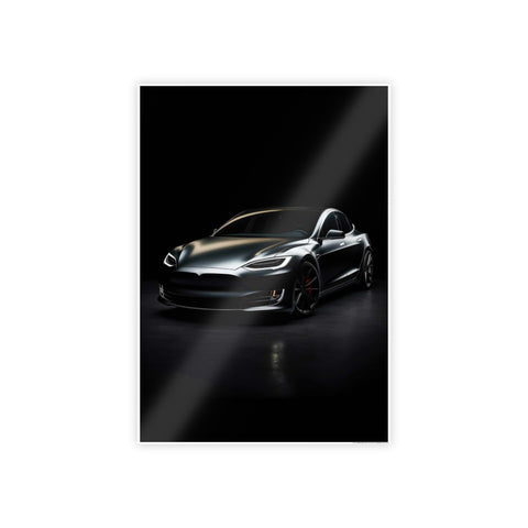 Glossy Car Art Poster - Sleek Automotive Wall Decor for Car Enthusiasts