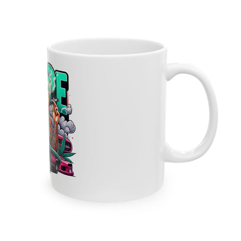 Dope Cartoon Mug - Retro Style Ceramic Coffee Cup (11oz & 15oz)