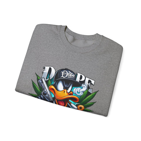 Cool Duck Graphic Crewneck Sweatshirt - Unisex Heavy Blend™ - DOPE Design