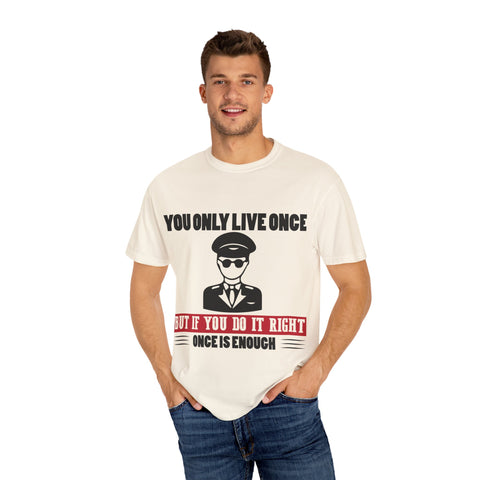 You Only Live Once Graphic Tee for Adventurers