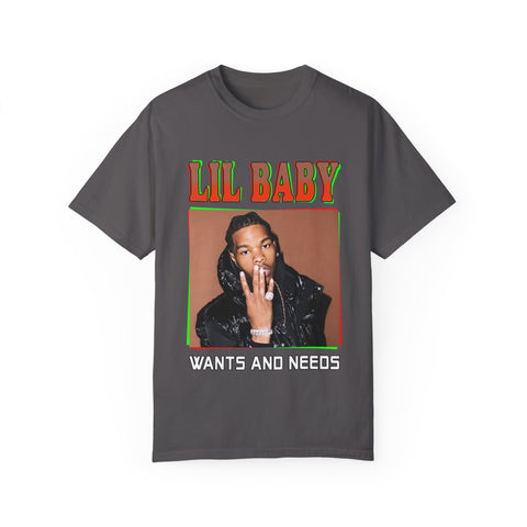 Unisex Lil Baby Graphic T-Shirt - Wants and Needs Collection