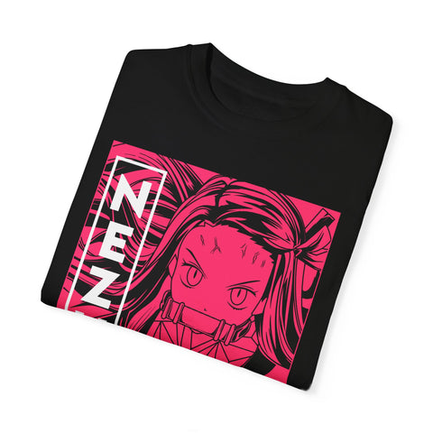 Nezuko Anime T-Shirt - Unisex Garment-Dyed Tee