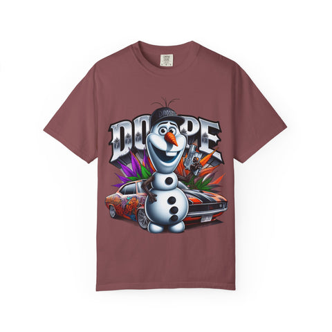 Dope Olaf Graphic T-Shirt for Disney Fans