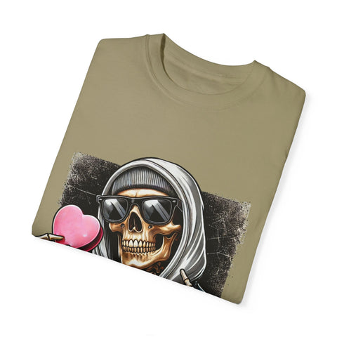 Halloween Skeleton Love T-Shirt | Death Do Us Part Graphic Tee