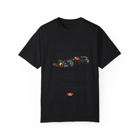 Unisex Garment-Dyed T-shirt - Red Bull Formula 1 Team Graphic Tee