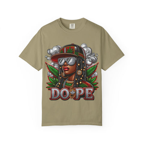 Dope Graphic Unisex Garment-Dyed T-Shirt – Stylish Cannabis-Inspired Tee for Everyday Wear