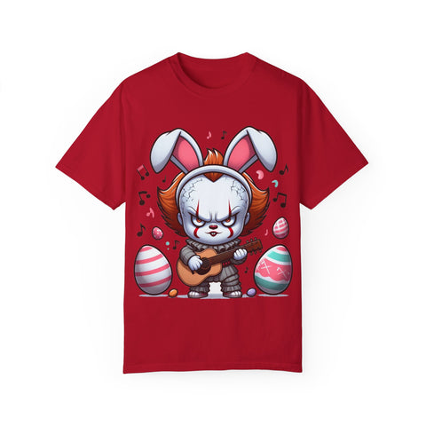 Easter Bunny Rock Star T-Shirt - Unisex Garment-Dyed Tee